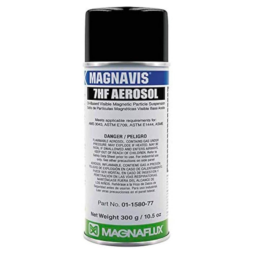 Magnaflux 7HF Black Visible Magnetic Particles - 10.5 Oz, For Yoke Inspection Kit, Made In USA